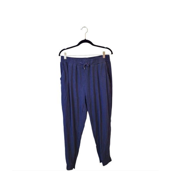 Cozy Earth Navy Blue Bamboo Lounger Pants Women's XL Drawstring Waist